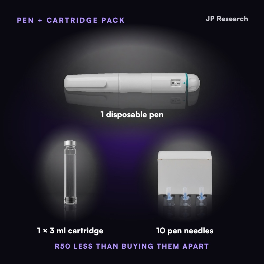 Pen + Cartridge Pack 1 disposable pen, 1 x 3ml cartridge, 10 pen needles