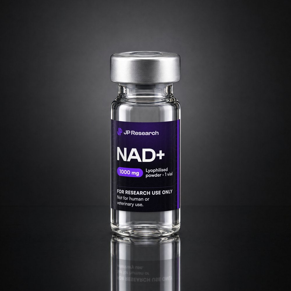 JP Research vial labelled NAD+, 1000 mg
